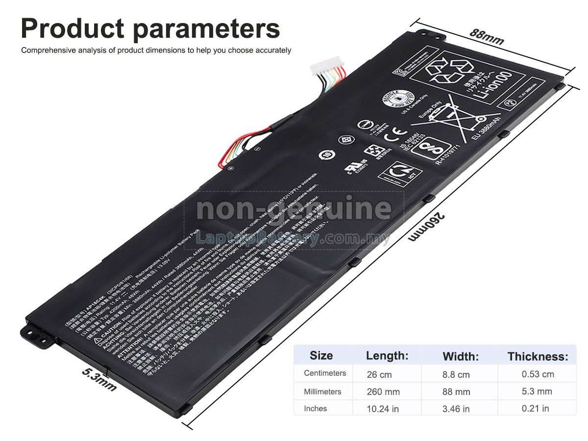 Acer AP18C8K replacement battery