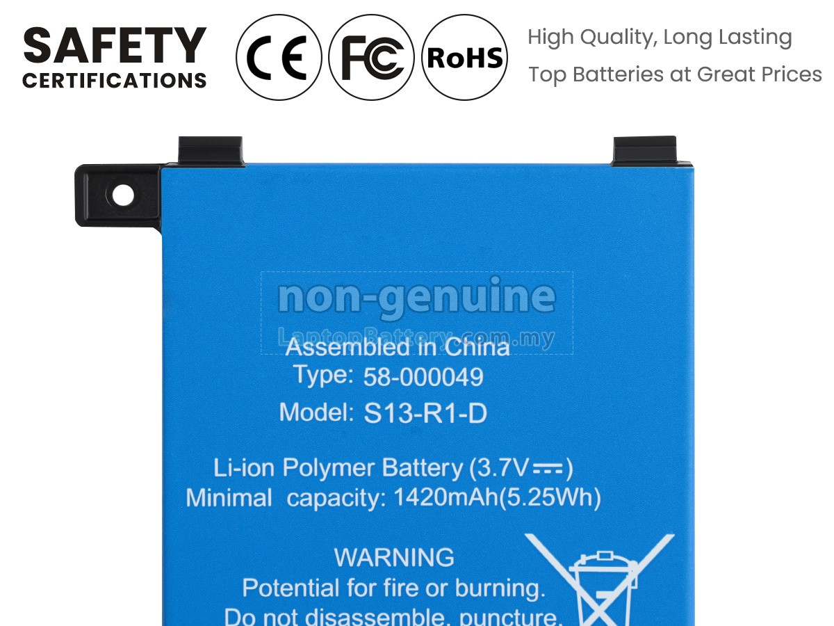 Amazon KINDLE 7TH GENERATION replacement battery