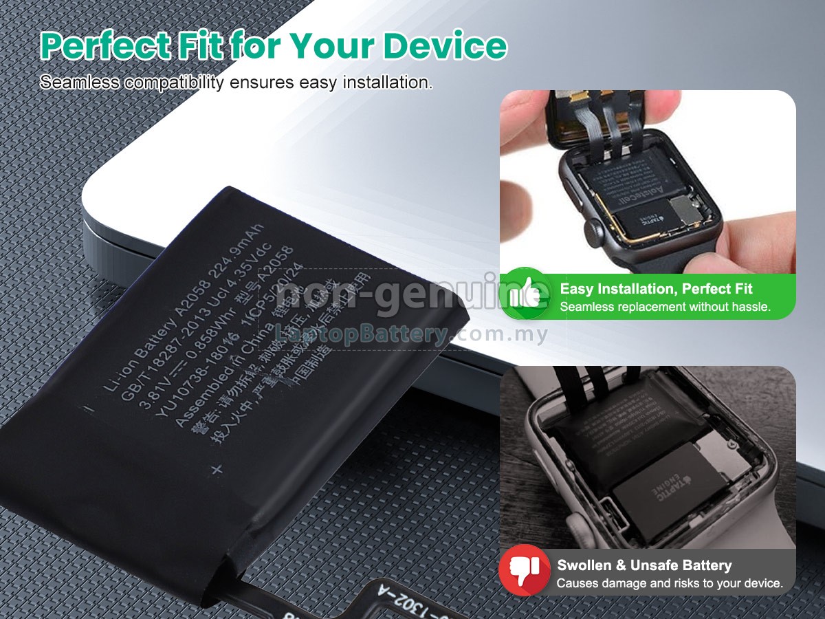 Apple WATCH Series 4 40MM LTE replacement battery