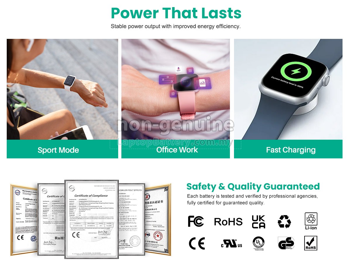 Apple WATCH Series 4 40MM LTE replacement battery