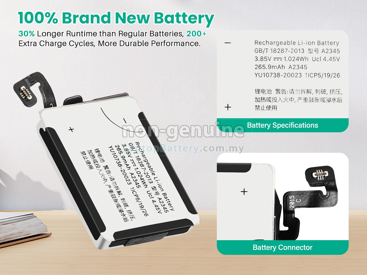 Apple WATCH Series 6 LTE 40MM replacement battery