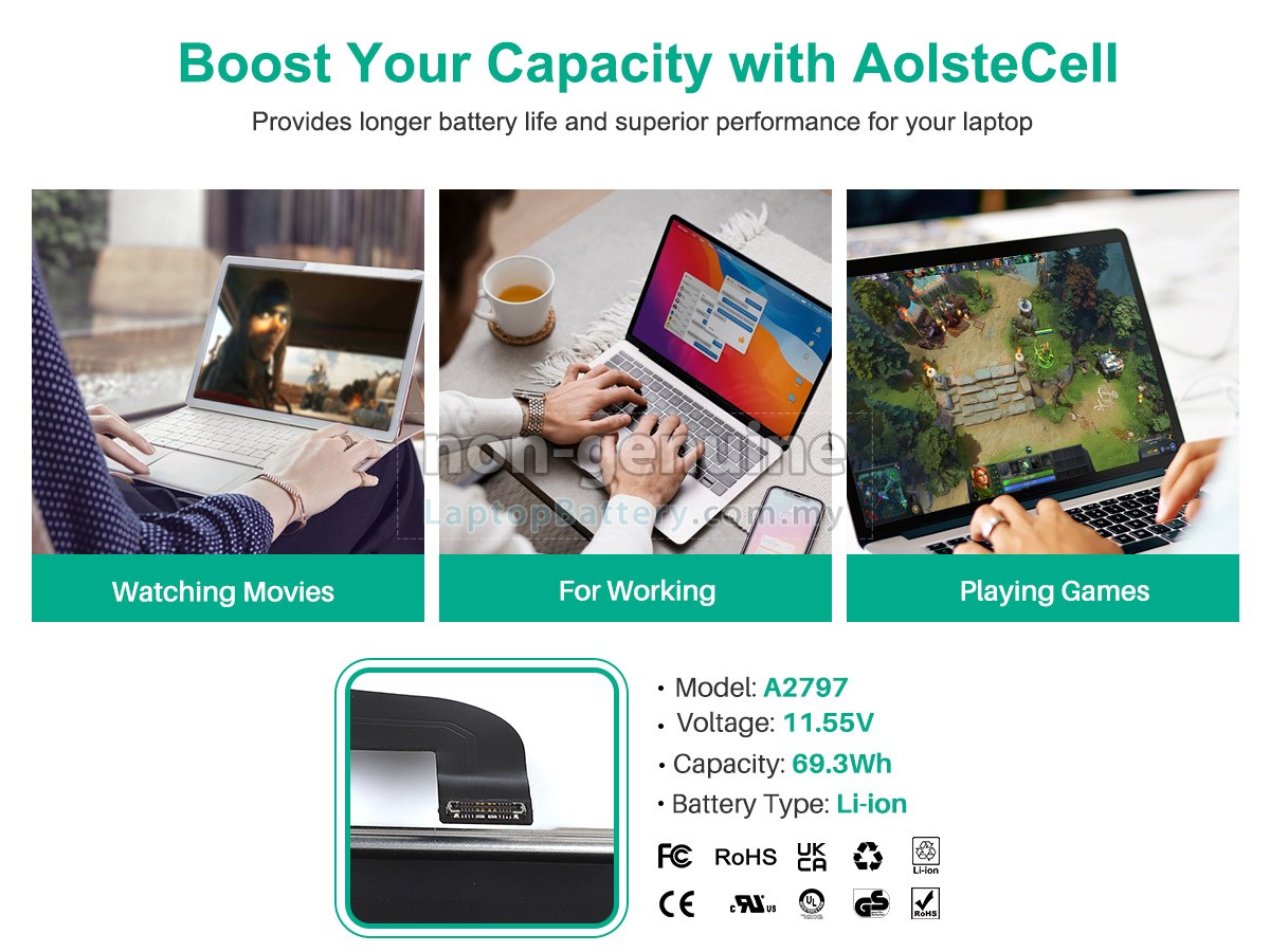 Apple MacBook Air 2023 M2 15_ replacement battery