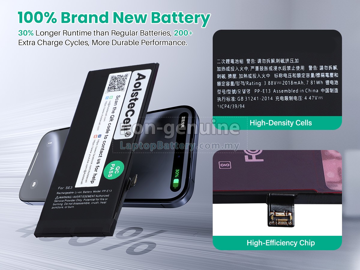 Apple IPHONE SE(3RD GEN 2022) replacement battery