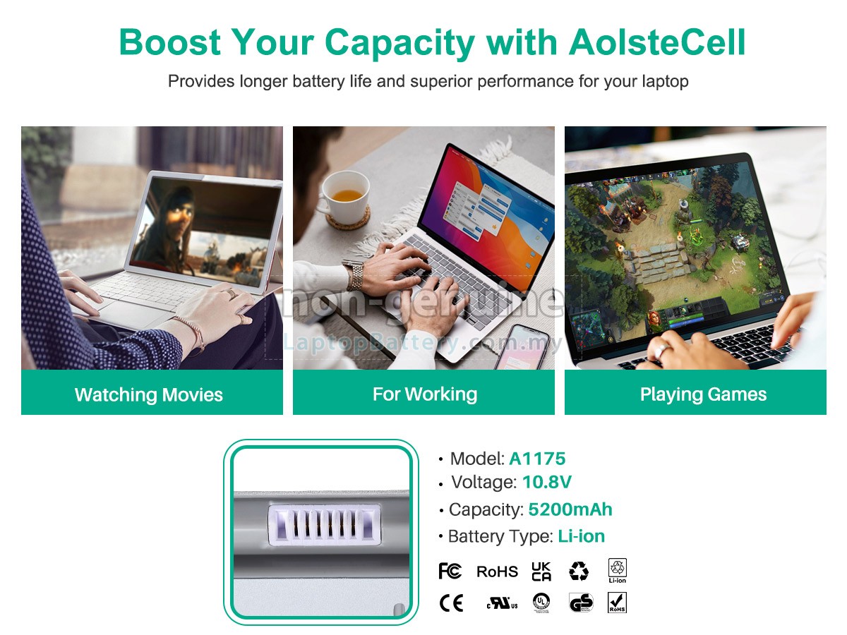Apple MacBook Pro 15_ MA610B/A replacement battery