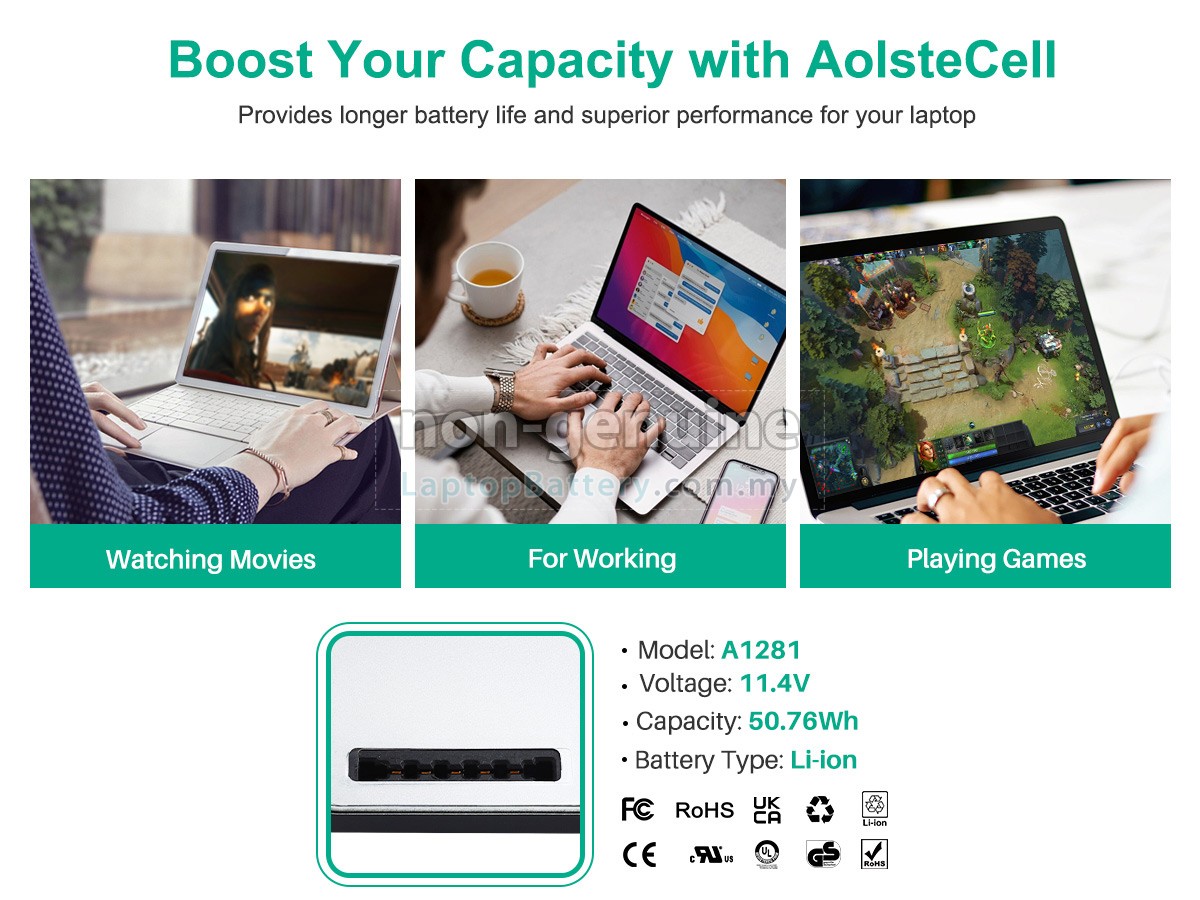 Apple MacBook Pro 15_ MB471X/A replacement battery