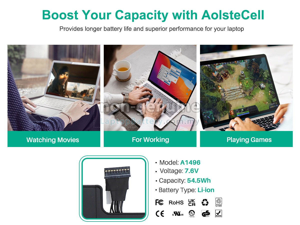 Apple MacBook Air 11.6 inch MC965 replacement battery