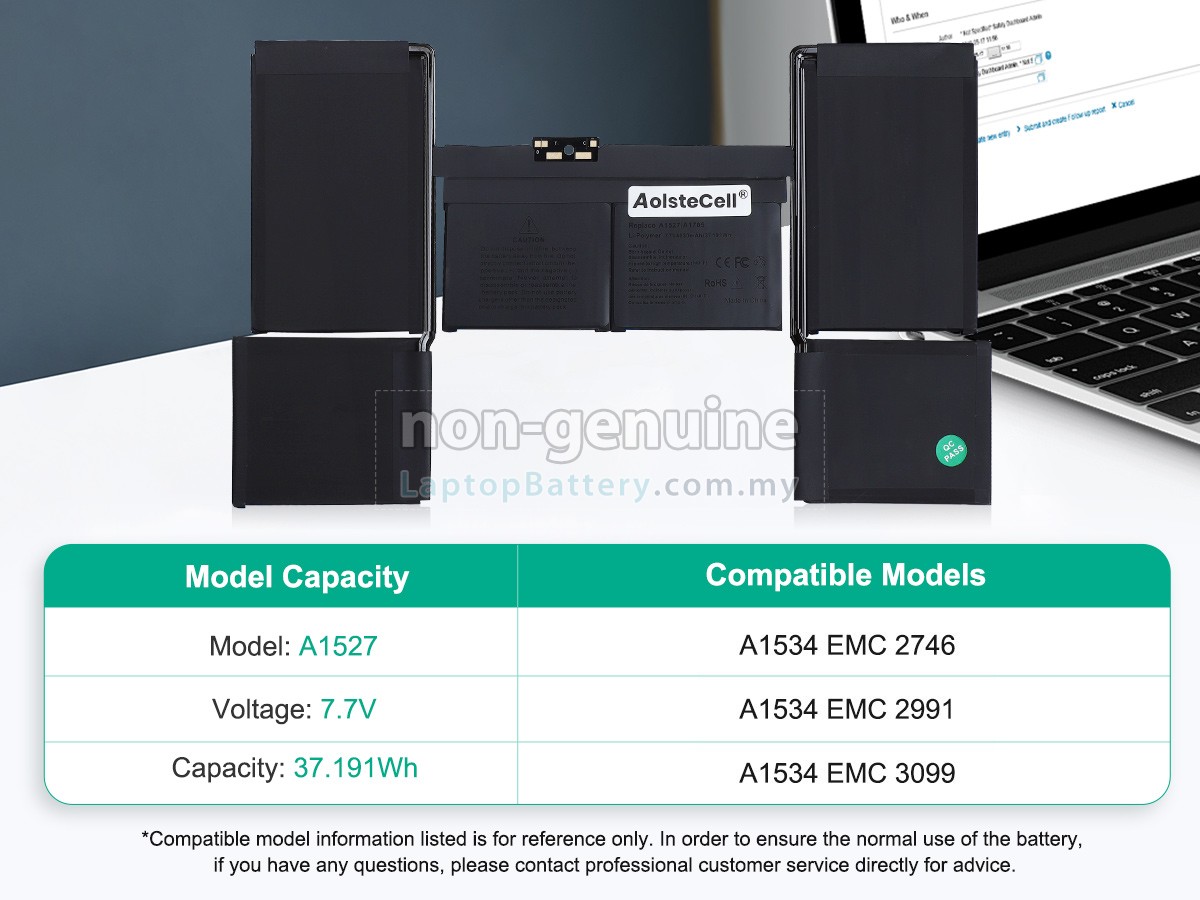 Apple MacBook 12 inch Retina MF865LL/A replacement battery