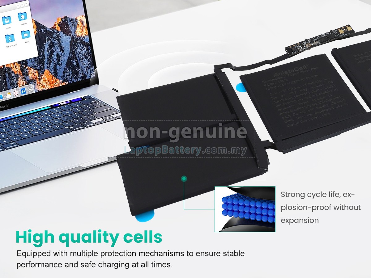 Apple MacBook Pro 16-inch 2019 A2141 replacement battery