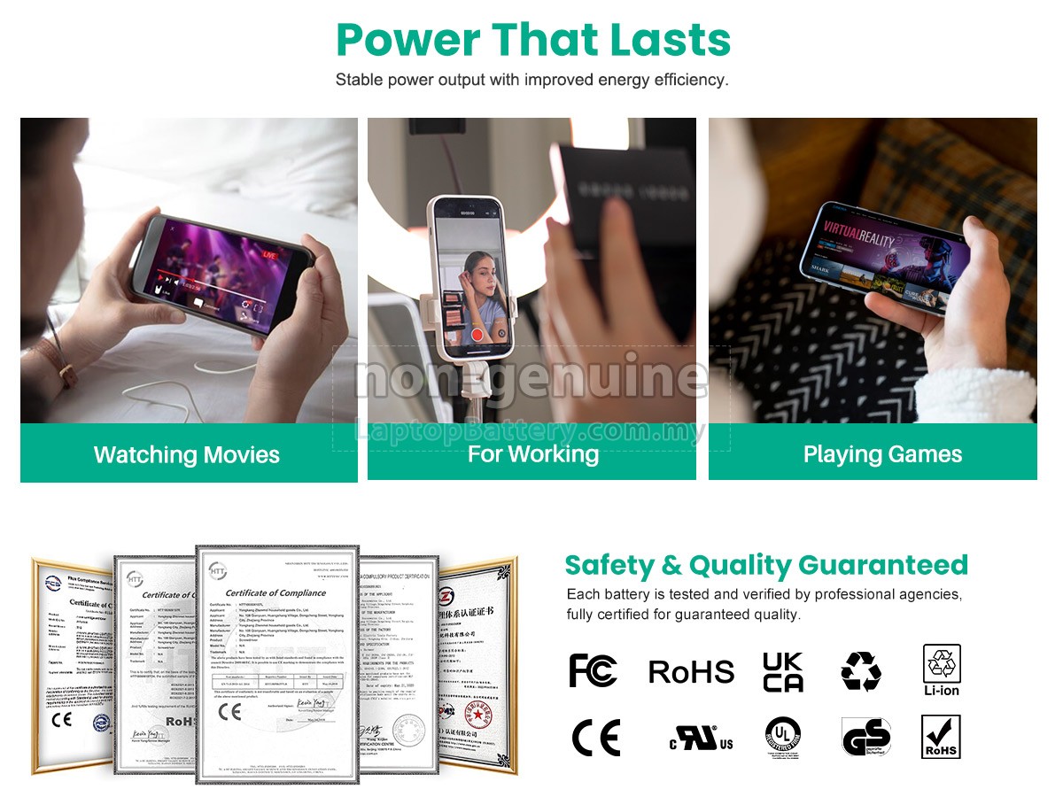 Apple A1899 EMC N/A replacement battery