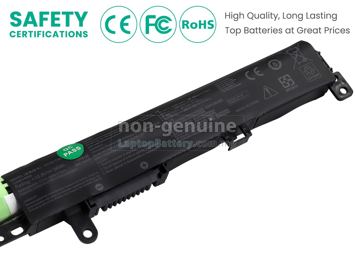 Asus VivoBook X560UD-0301B8250U replacement battery