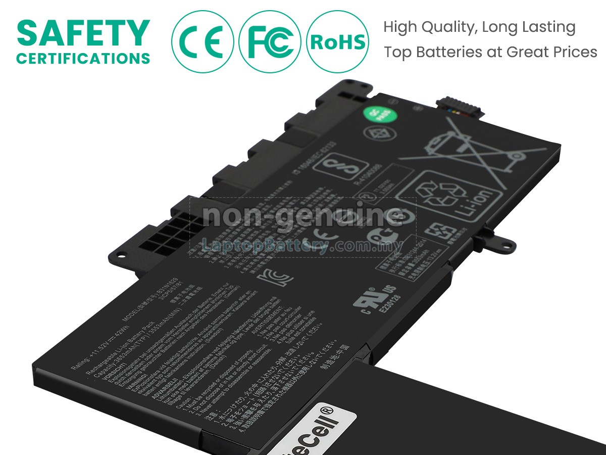 Asus VivoBook E12 E203NAH-FD057T replacement battery