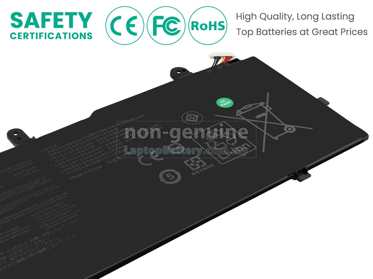 Asus VivoBook Flip 14 TP401CA-DHM6T replacement battery