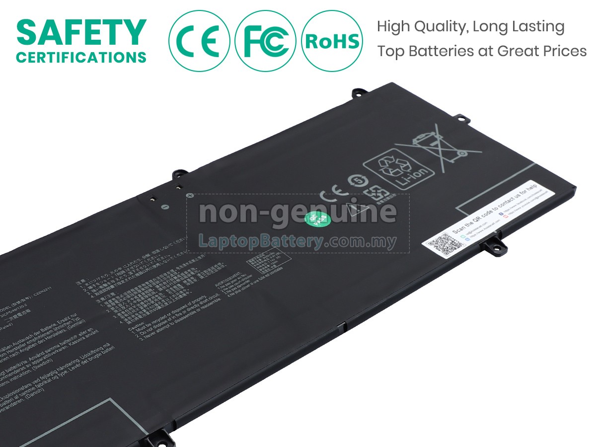 Asus ZenBook 14 OLED UX3405MA-QD235W replacement battery