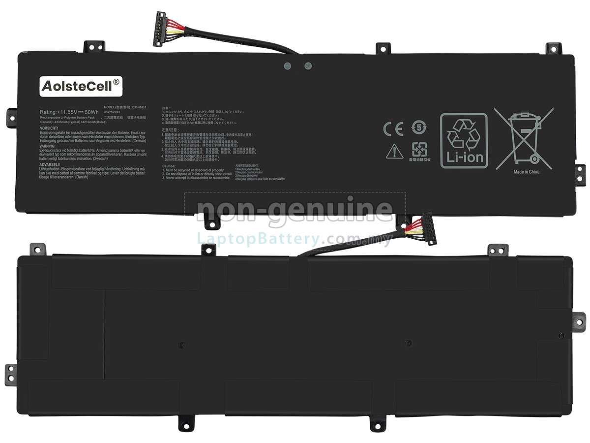 Asus C41N1832(4ICP6/60/72) replacement battery