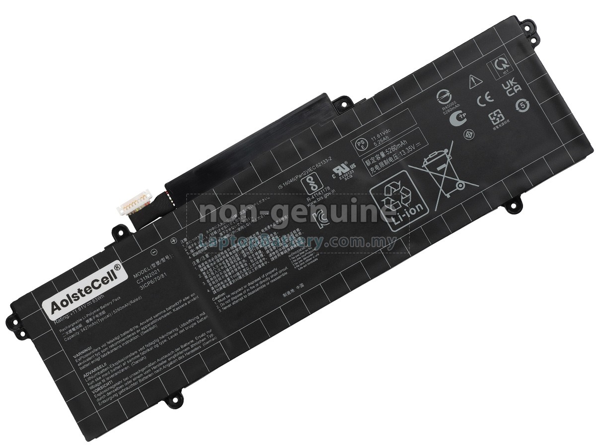 Asus ZenBook 14X OLED UX5401ZA replacement battery