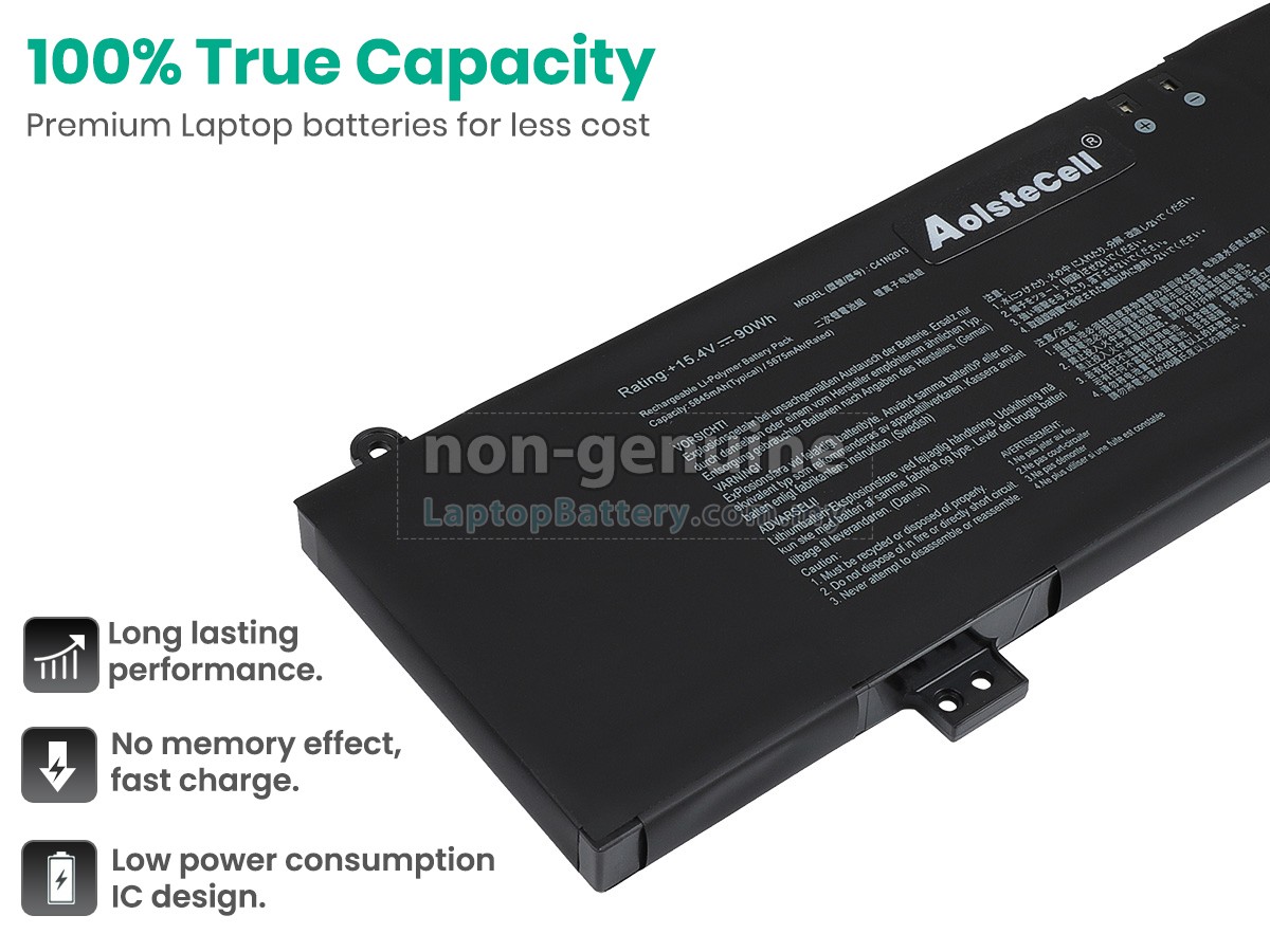 Asus Rog STRIX G17 G713QM-K4041 replacement battery