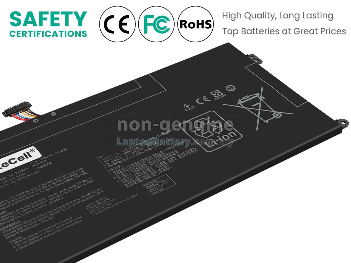 Asus ZenBook DUO UX8406MA-OLEDS71 replacement battery