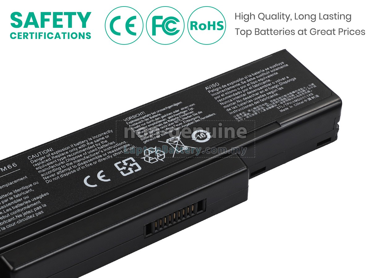 Asus F3F replacement battery