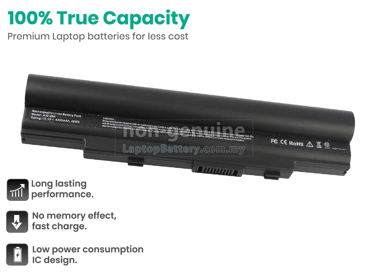 Asus A32-U80 replacement battery