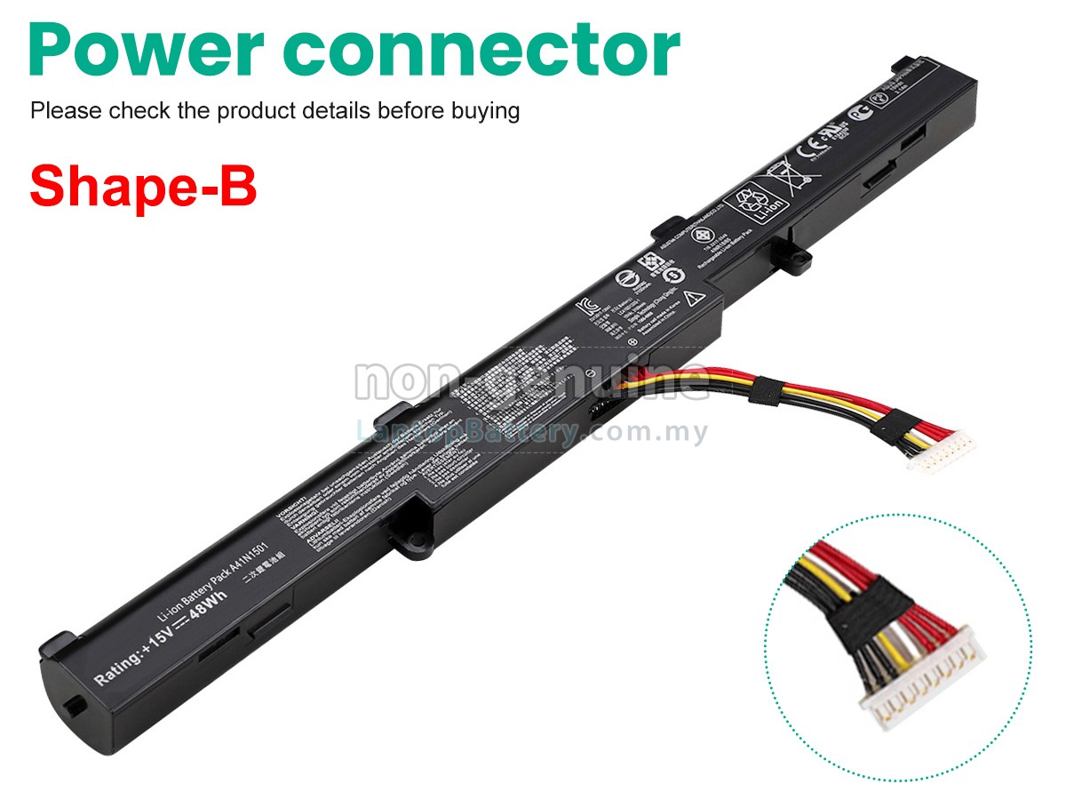 Asus ZX50V replacement battery