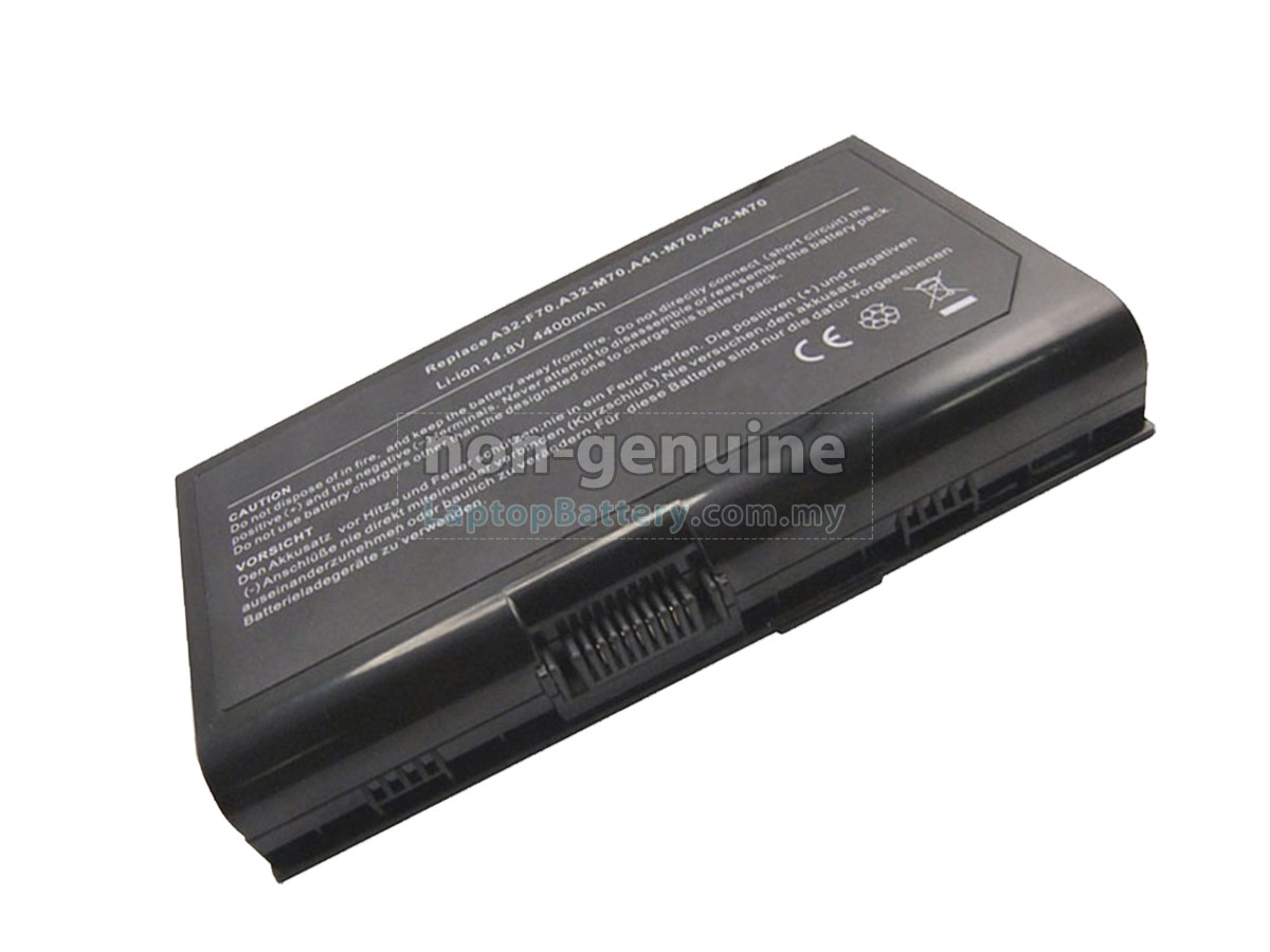 Asus X72J replacement battery