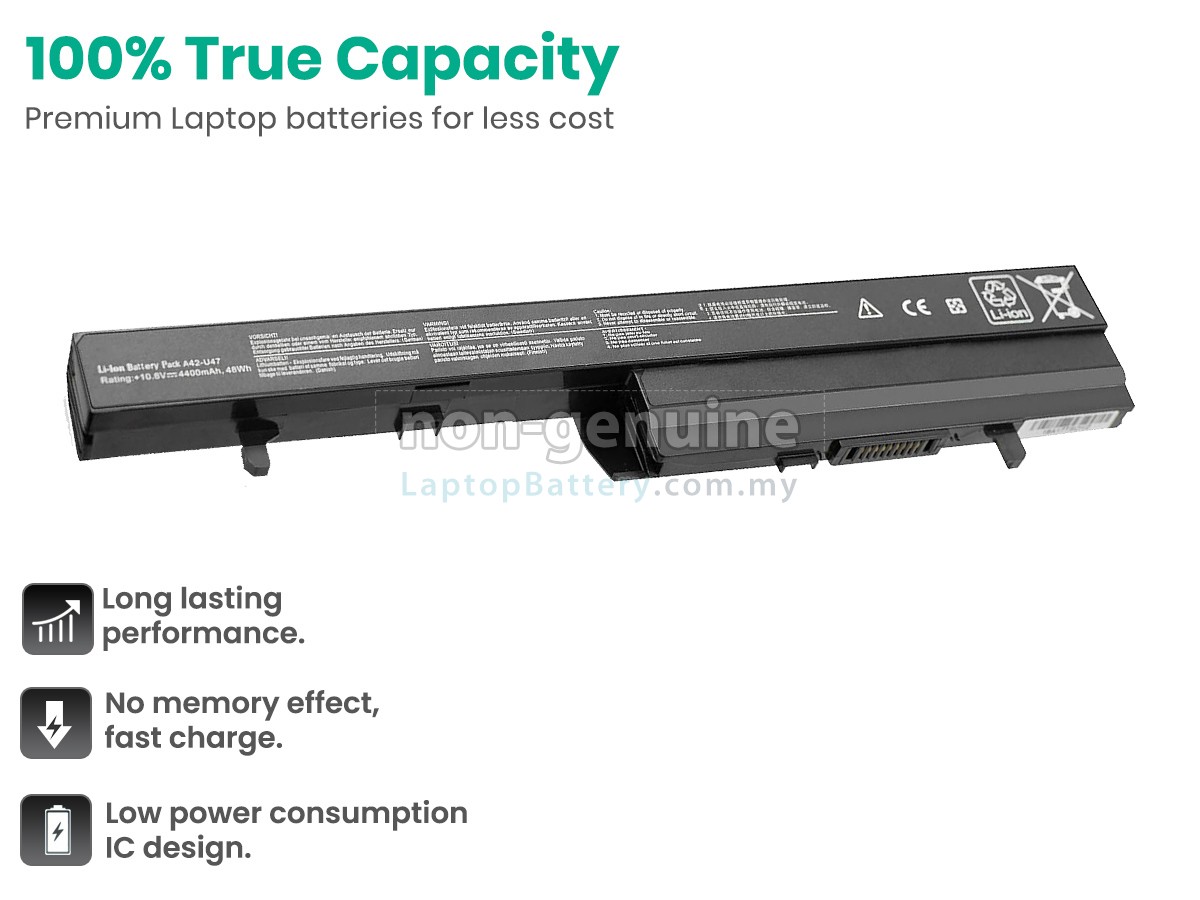 Asus A42-U47 replacement battery