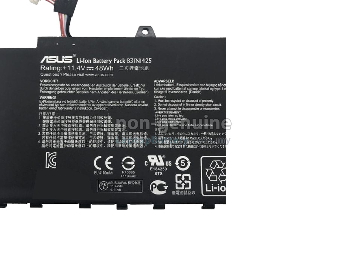 Asus EeeBook E402MA-WX0001H replacement battery