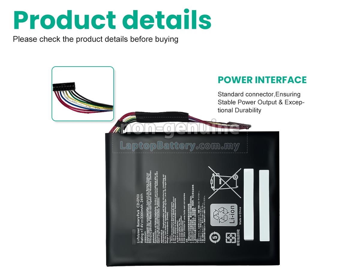 Asus Eee Pad Transformer TF101-B1 replacement battery