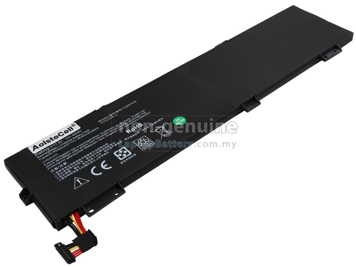 Asus C32N1516(3ICP4/70/92-2) replacement battery
