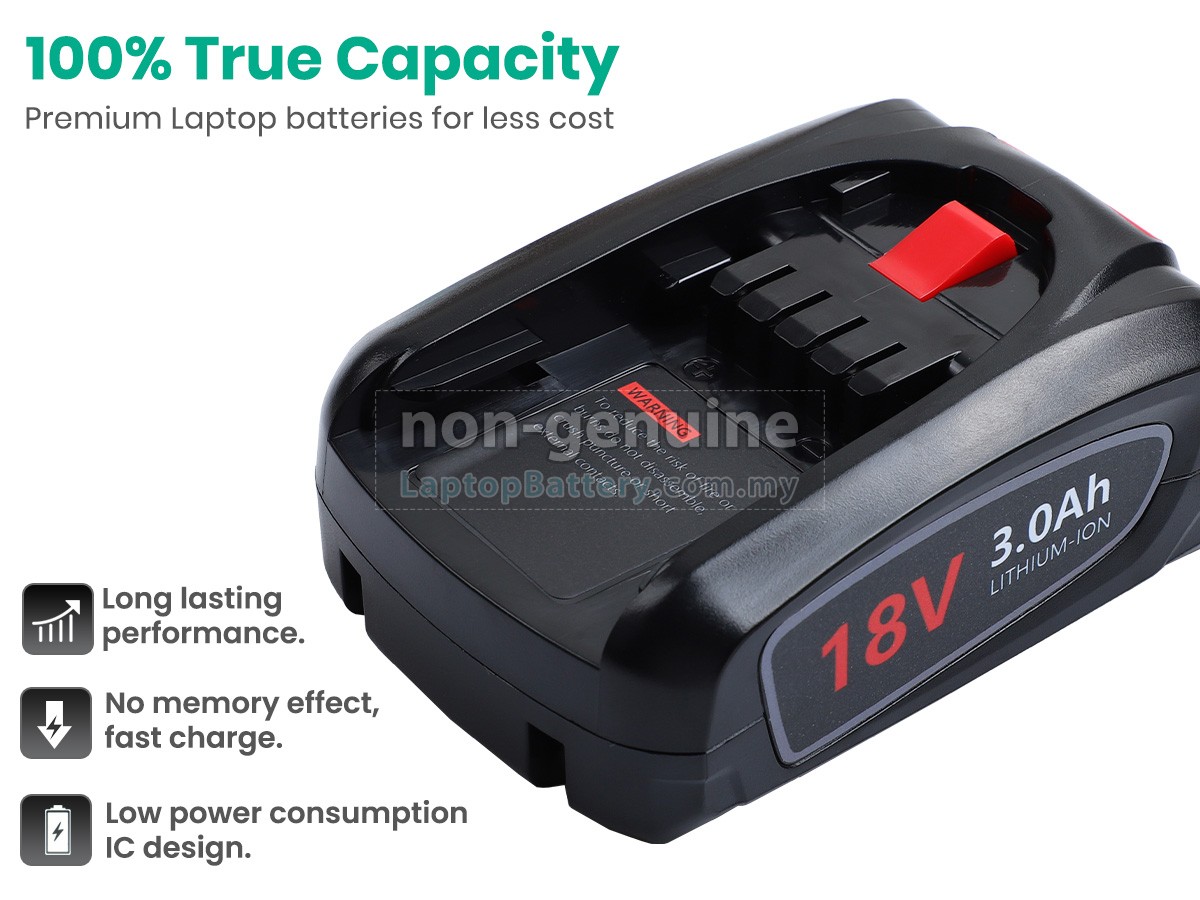 Bosch ADVANCED SHEAR 18V-10 replacement battery