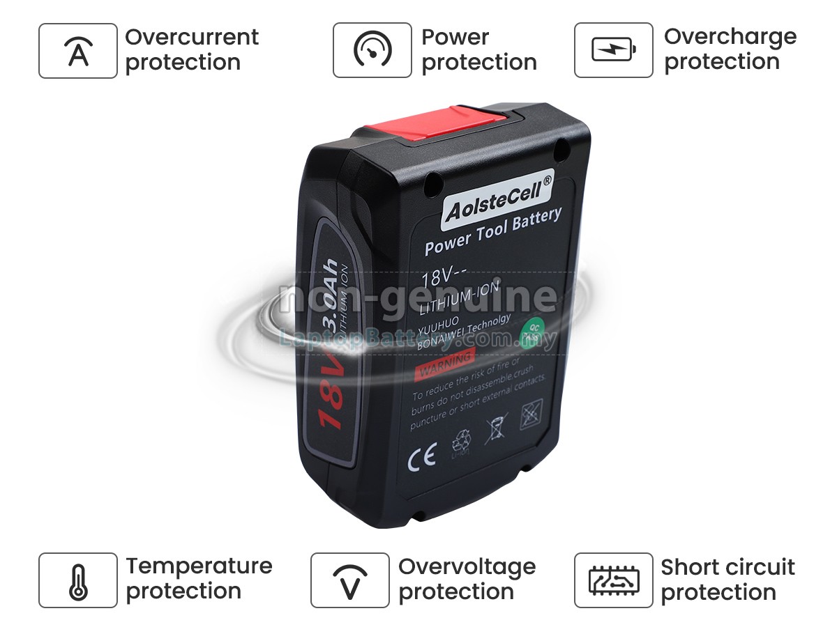 Bosch ADVANCED SHEAR 18V-10 replacement battery