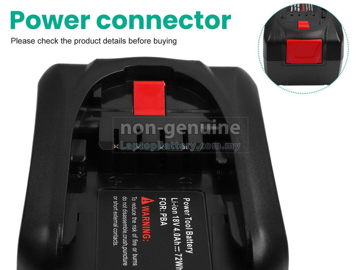 Bosch ADVANCED SHEAR 18V-10 replacement battery