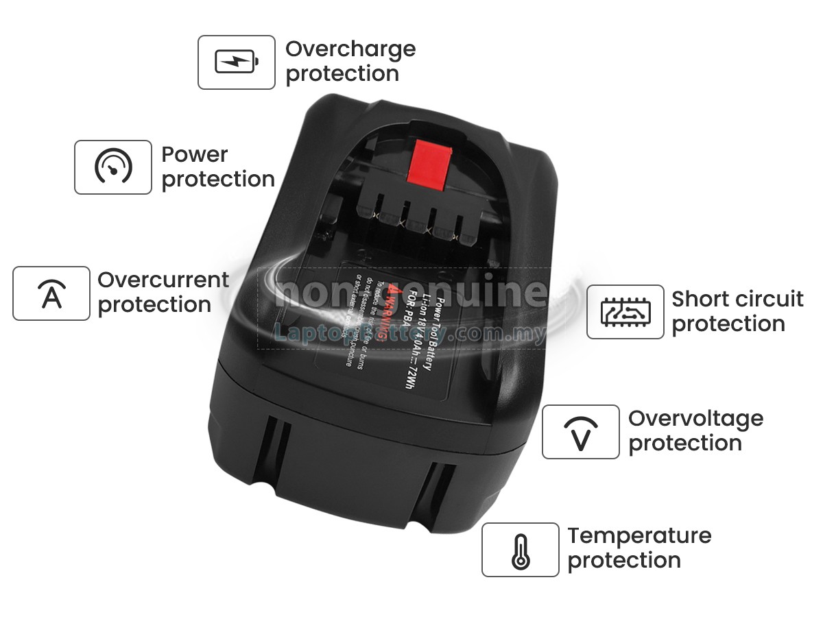 Bosch ADVANCED SHEAR 18V-10 replacement battery