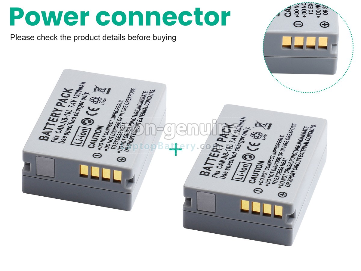 Canon POWERSHOT SX50HS replacement battery