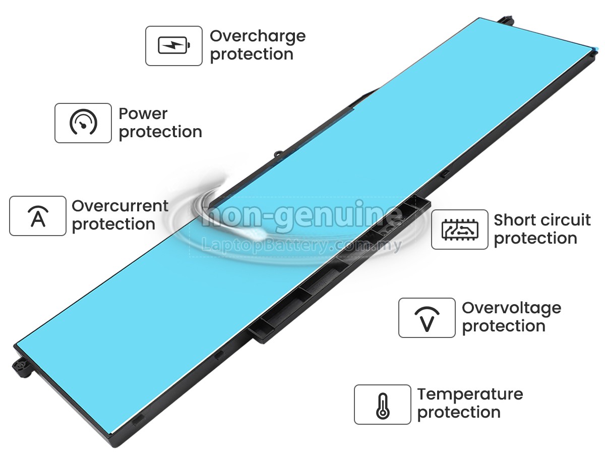 Dell Inspiron 7506 2-IN-1 BLACK replacement battery