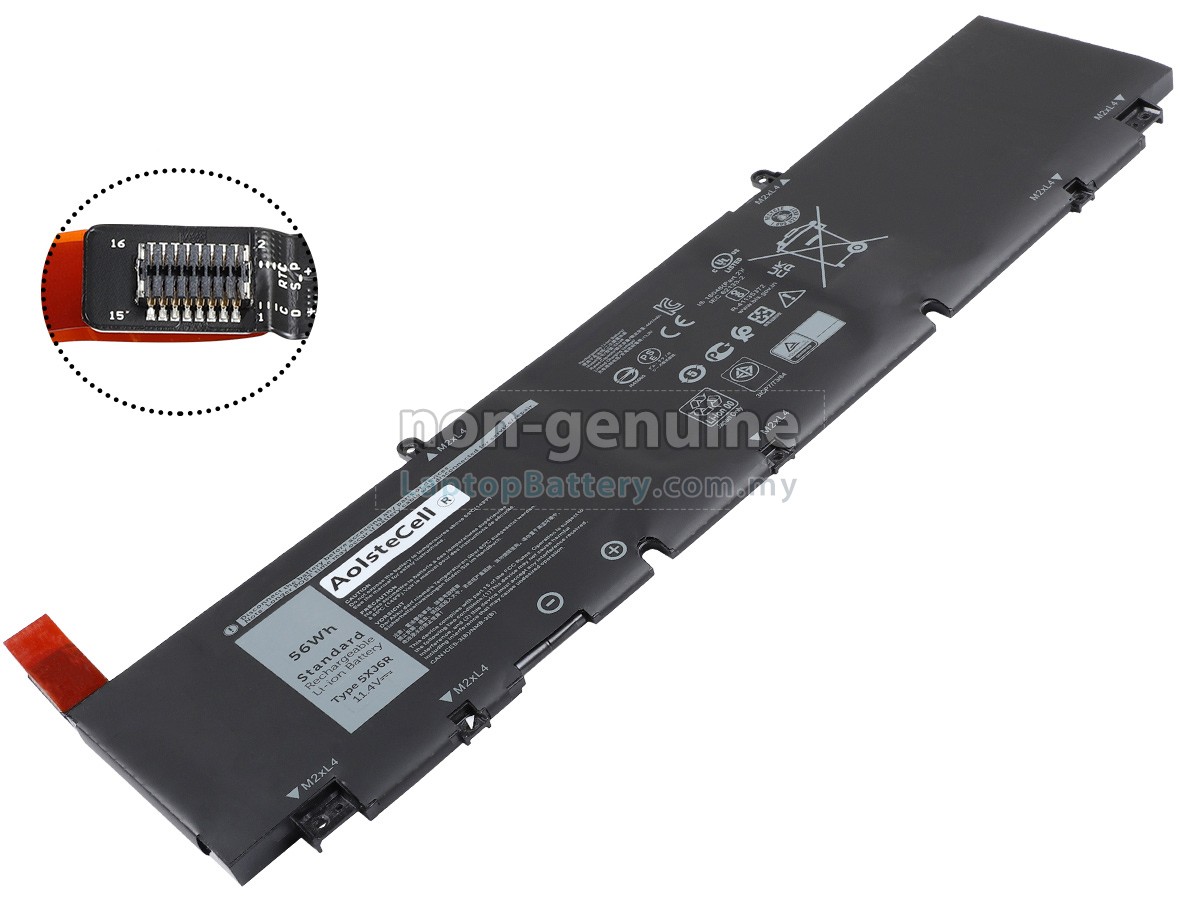 Dell 5XJ6R replacement battery