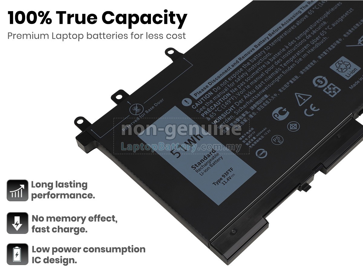 Dell D4CMT replacement battery