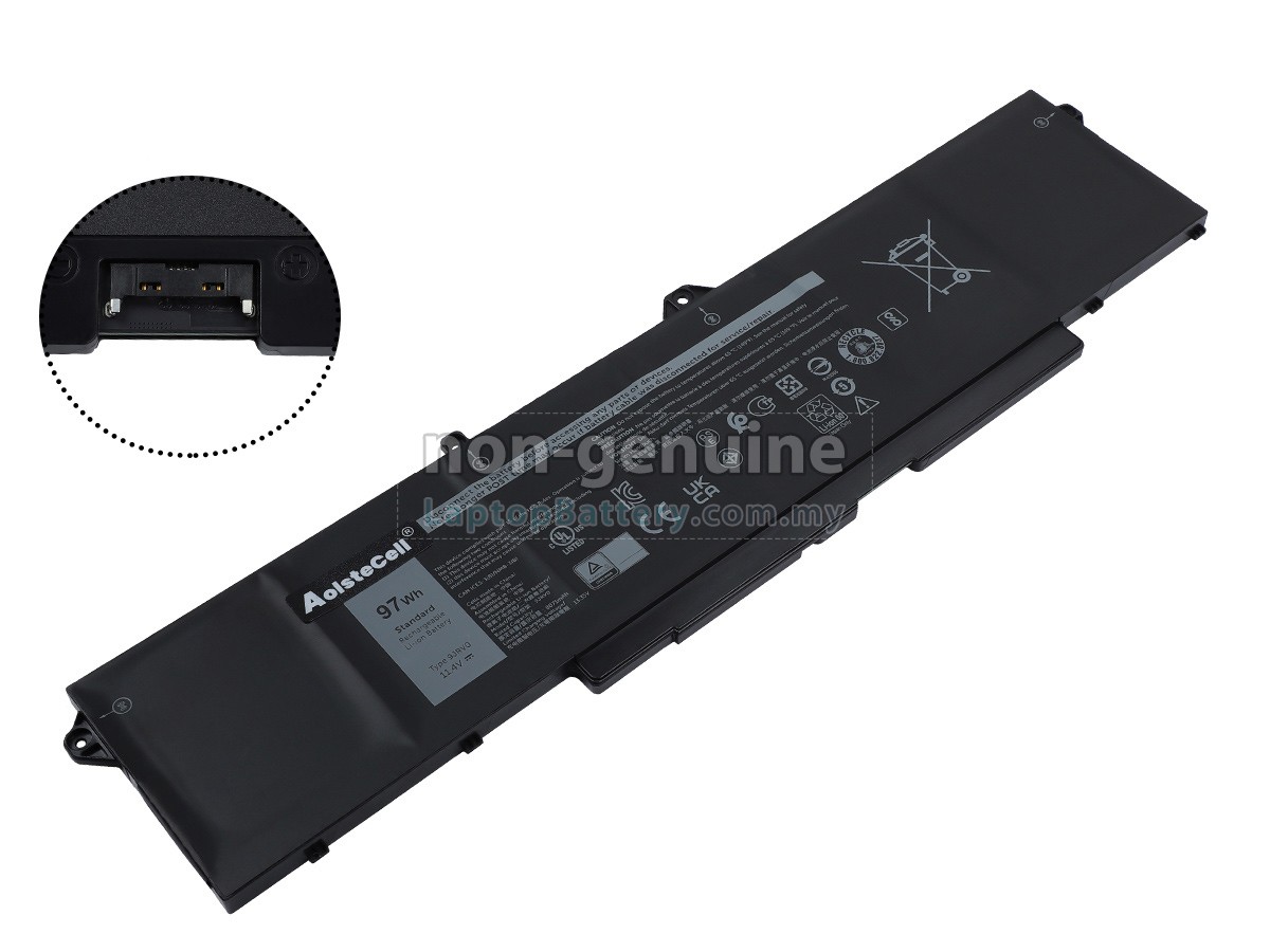 Dell 9JRV0(3ICP7/54/65-2) replacement battery