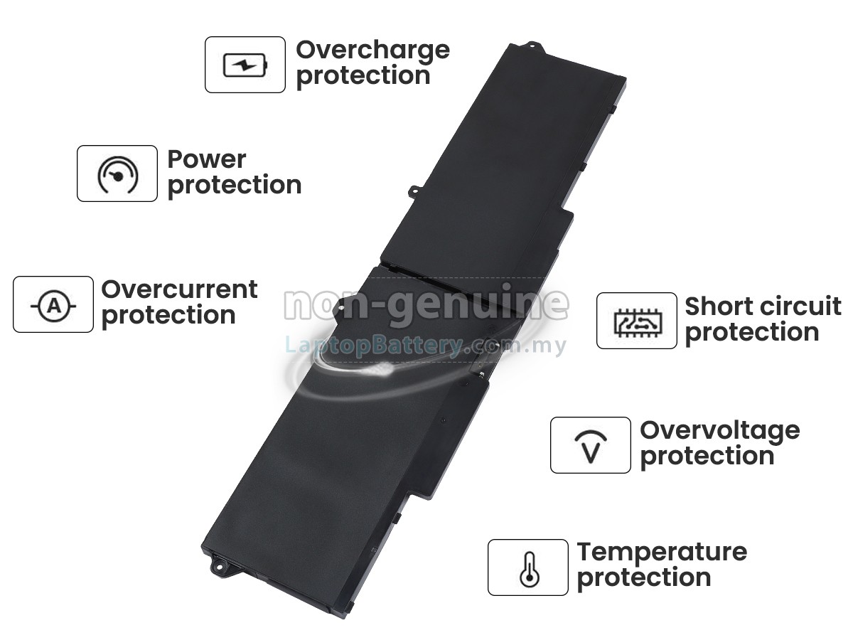 Dell 9JRV0(3ICP7/54/65-2) replacement battery