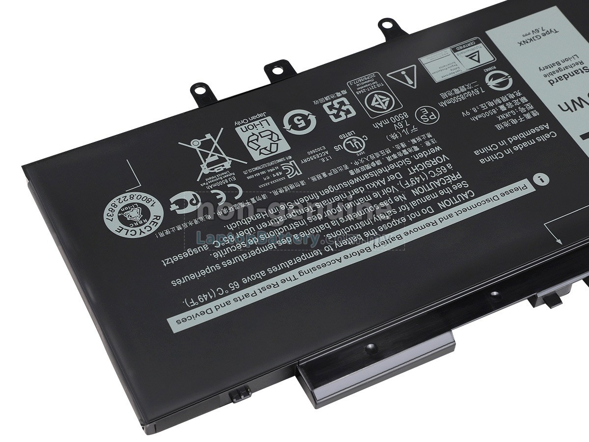 Dell 0GJKNX replacement battery