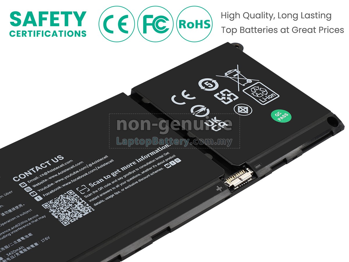 Dell P145G001 replacement battery
