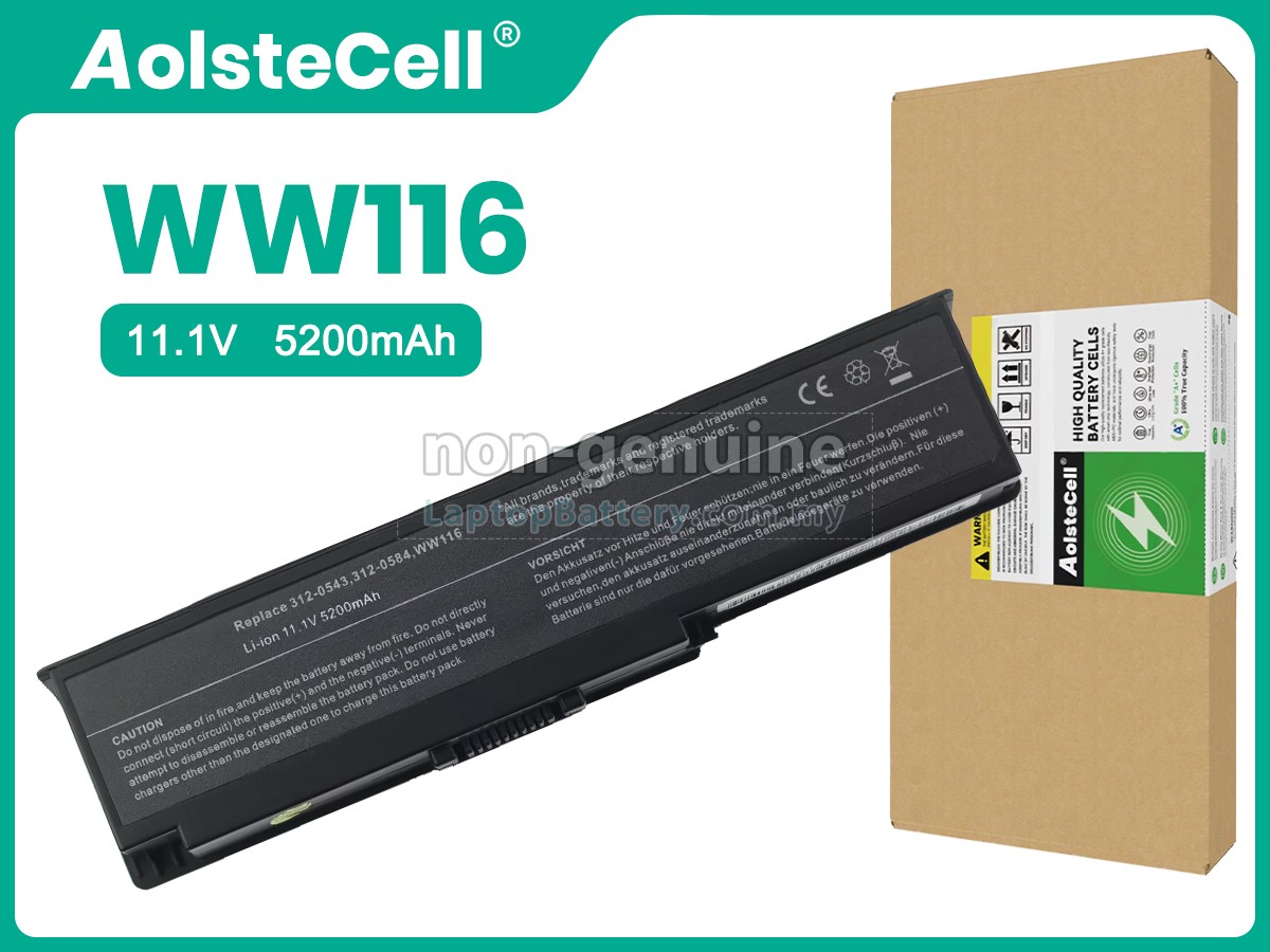 Dell WW116 replacement battery