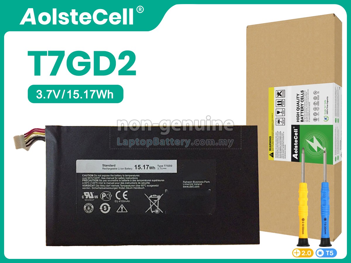Dell Venue 7 (3830) Tablet replacement battery