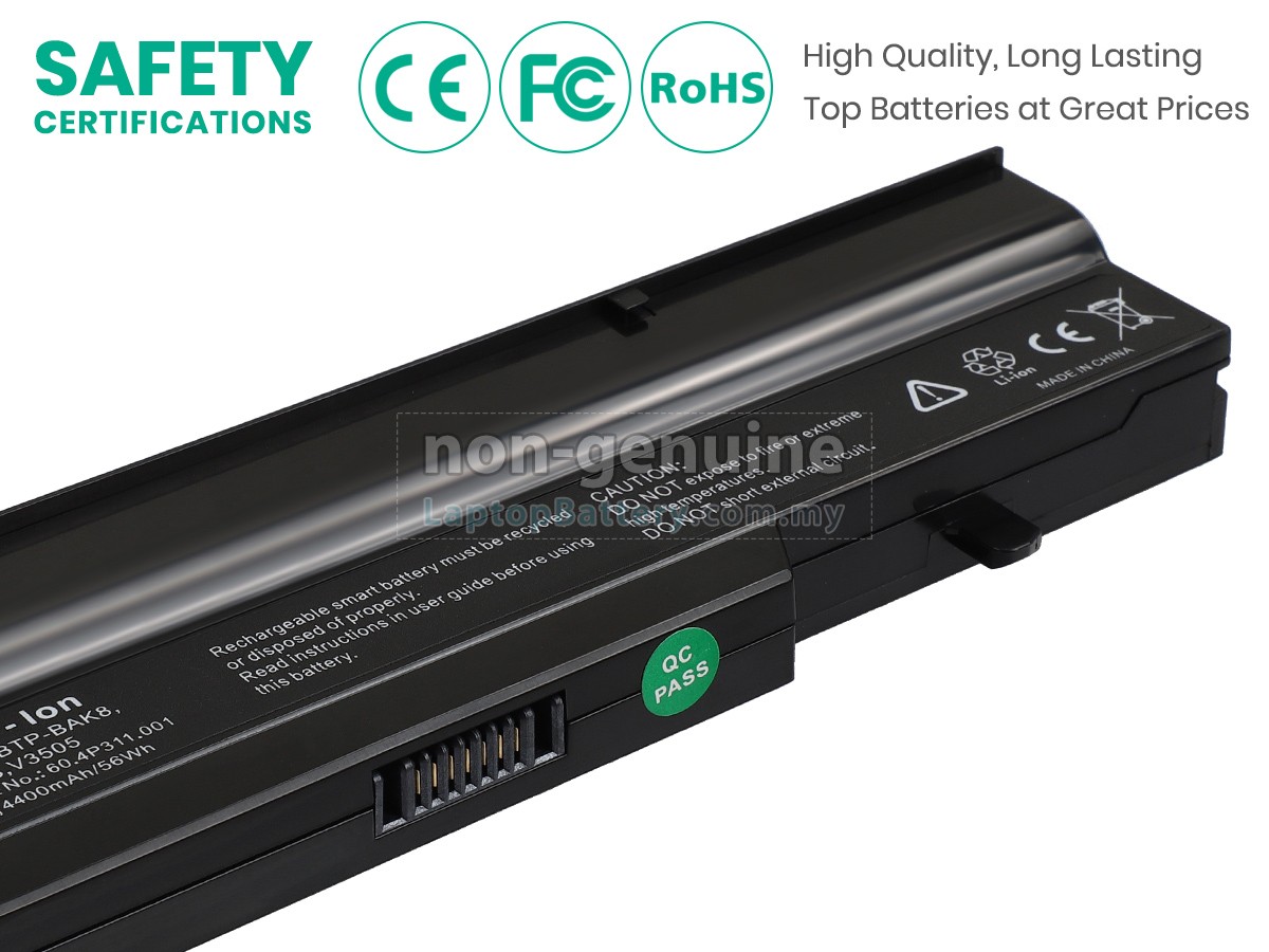 Fujitsu Esprimo Mobile V6545 replacement battery