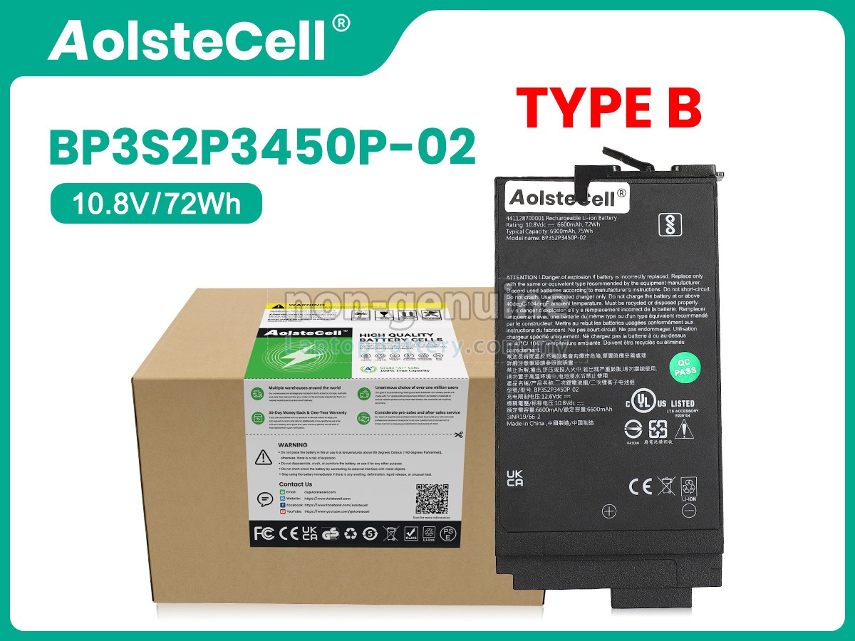 Getac S410-401 replacement battery