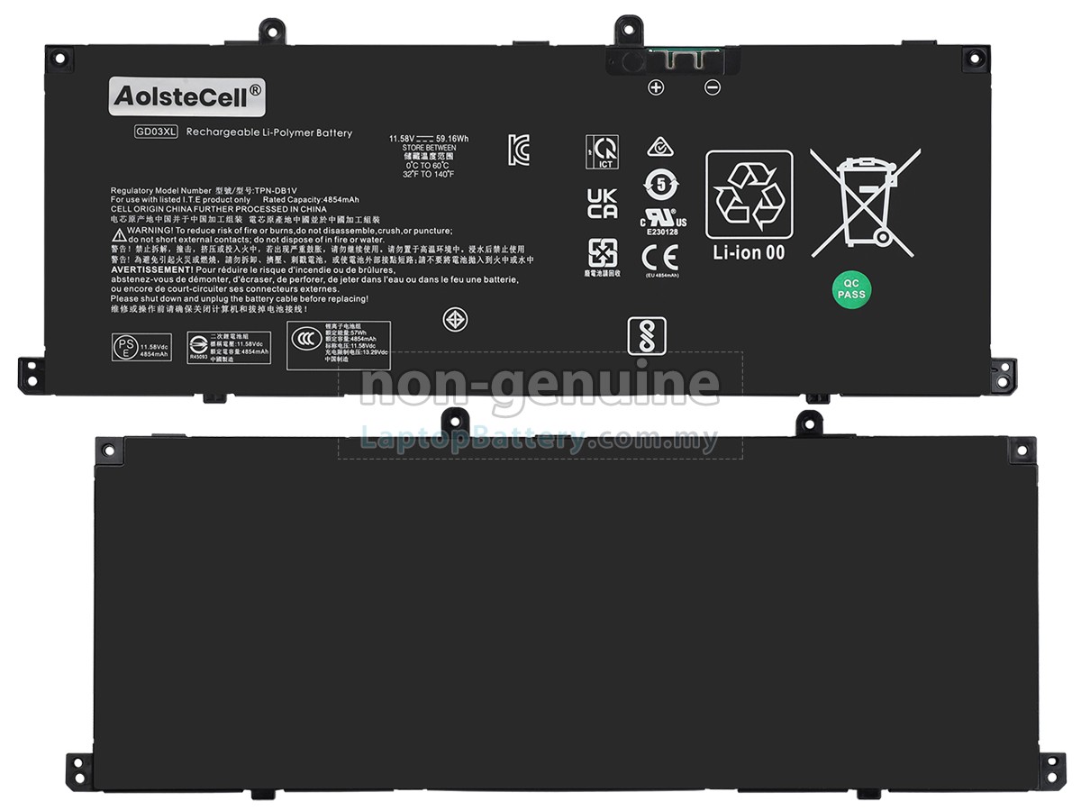 HP Envy X360 2-IN-1 14-FA0000(9F4F2AV) replacement battery