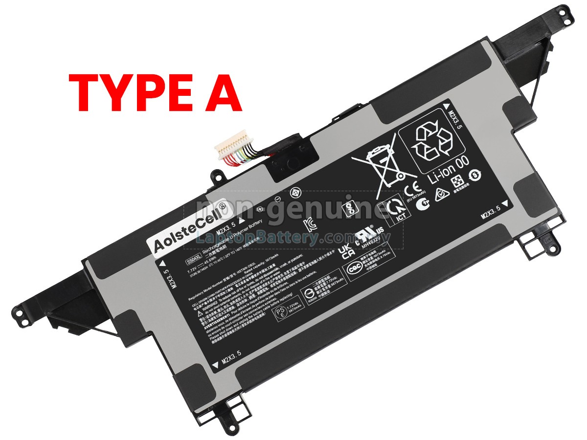 HP DRAGONFLY 13.5 INCH G4 (6Q261AV)-7Z3B0AA replacement battery