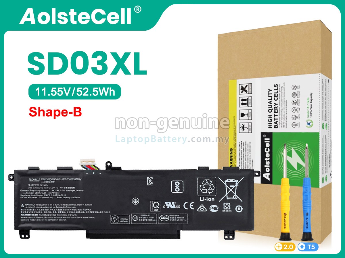 HP SD03XL replacement battery