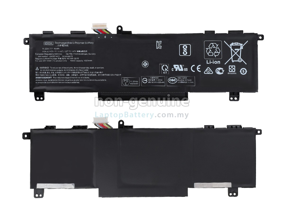 HP SD03XL replacement battery