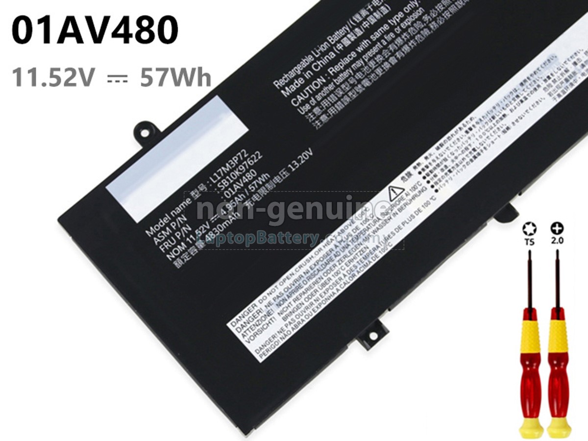 Lenovo ThinkPad T480S battery,highgrade replacement Lenovo ThinkPad